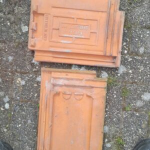 Rode tuile du nord dakpannen, Jos Kurstjens, 3 kops rood vlakke wel